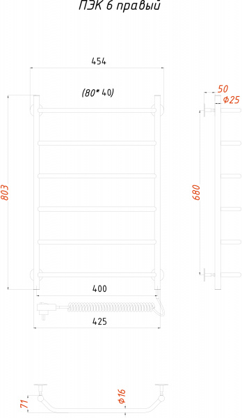 ����������������� ������������� ������ ��� 6 80x40, R