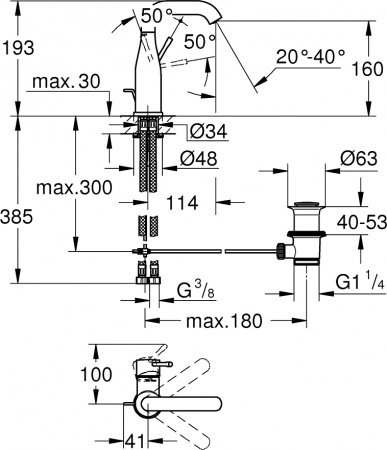 ��������� Grohe Essence New 23462DC1 ��� ��������