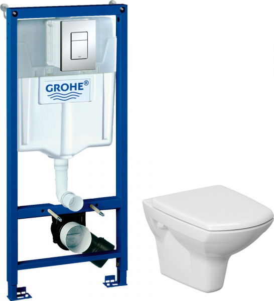 ��������  ������� ����������� ��� �������� Grohe Rapid SL 38772001 3 � 1 � ������� ����� + ������ ��������� Cersanit Carina new clean on + ������ ���