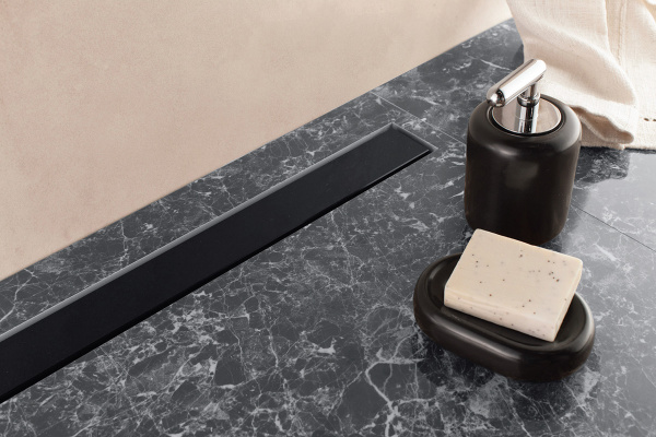   Pestan Confluo Frameless Line 750 black glass