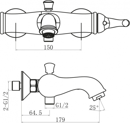 ��������� BelBagno Tiffani TIF VASM CRM ��� ����� � �����