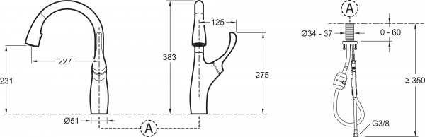 ��������� Jacob Delafon Suzanne E72511-VS ��� �������� �����