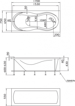 ��������� ����� Marka One Enna 170x75
