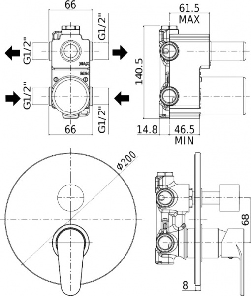 ��������� Paffoni Green GR018CR � ���������� ������, ��� ����� � �����