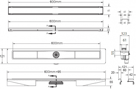   Berges Wasserhaus B1 Keramik 090017 60 