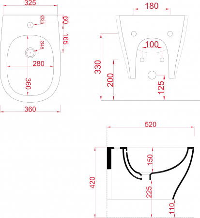 ���� ��������� ArtCeram Ten TEB004