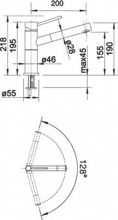 ��������� Blanco Alta-S Compact 515122 ��� �������� �����