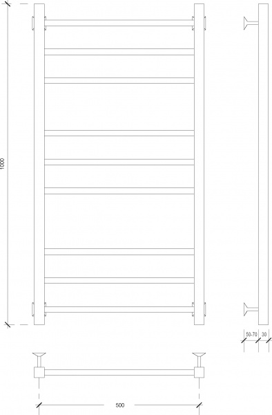 ����������������� ������� Secado ������ 100x50, ������ �������