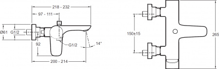  Jacob Delafon Aleo E72282-CP    