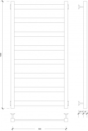 ����������������� ������� Secado ������ 1 100x50, ������ �������