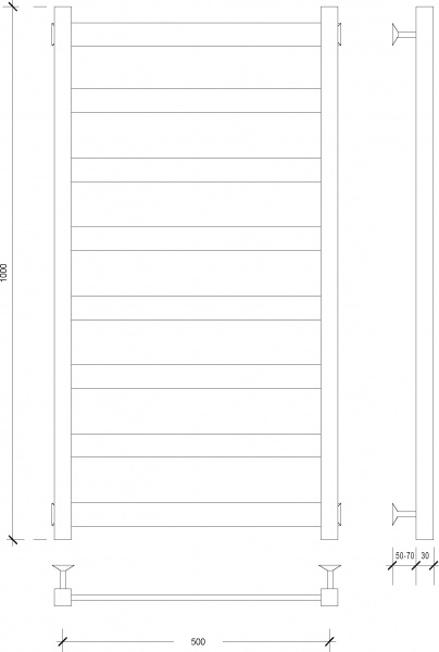 ����������������� ������� Secado ������ 1 100x50, ������ �������