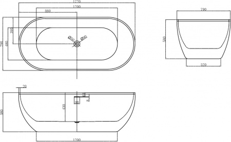 ��������� ����� Abber AB9241 170x80