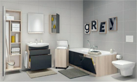 ��������� ����� Cersanit Smart 170x80 R + ����-�������