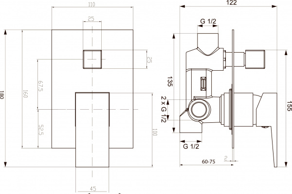 ��������� Omnires Fresh FR7135CR � ���������� ������, ��� ����� � �����, ����