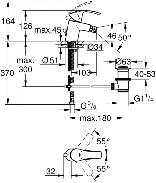 ��������� Grohe Eurosmart New 23789002 ��� ����