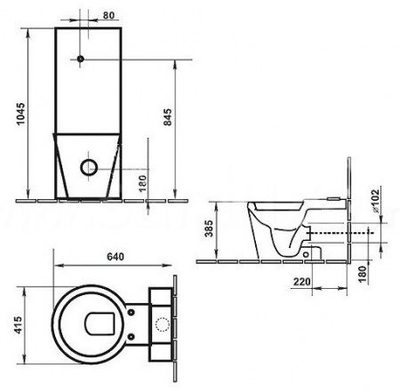 ������-������� Duravit Starck 1 0233090064