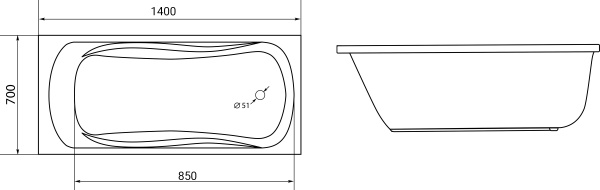 ��������� ����� 1MarKa Classic 140x70