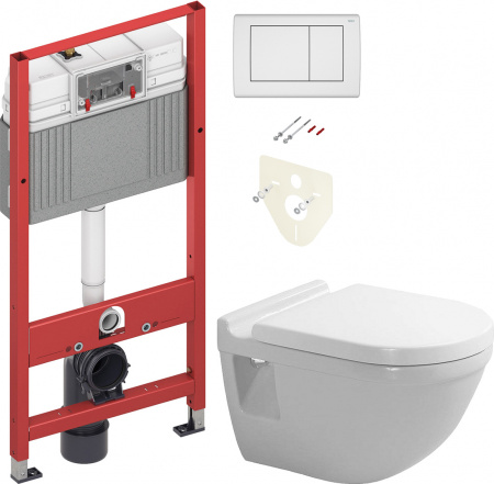 ��������  ������ ��������� Duravit Starck 3 2200090000 + ������� ����������� ��� �������� TECE Base K440322 � ������� ����� + ������-������� Duravit S + �����