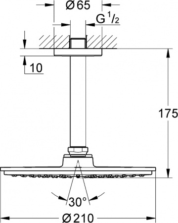 ������� ��� Grohe Rainshower Cosmopolitan 210 26063000 ����