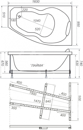 ��������� ����� Triton ����� 160x95 L � ��������