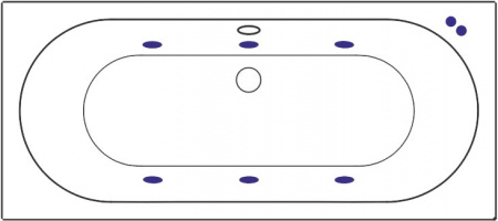 ��������� ����� Excellent Oceana WAEX.OCE16.SOFT 160x75