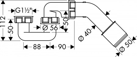 ����-������� Hansgrohe Exafill S 58113000 � ����������� ���������