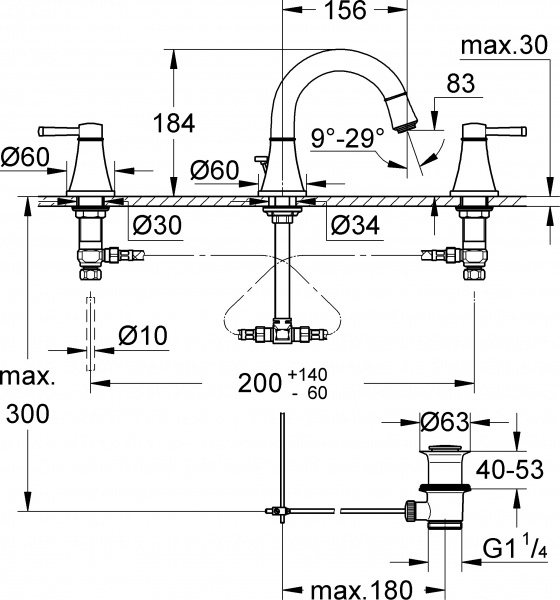 ��������� Grohe Grandera 20417IG0 ��� ��������