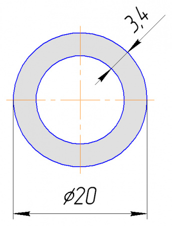 ����� ���������������� Kalde PN20 20�3,4 (������: 4 �)