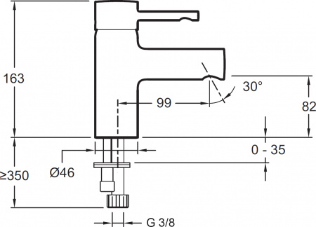 ��������� Jacob Delafon Cuff E98298-CP ��� ��������