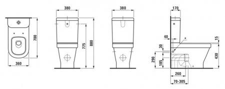 ������-������� Laufen LB3 Classik 9568.1.300.000.1 � �����������