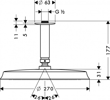 ������� ��� Hansgrohe Raindance Classic AIR 27405000