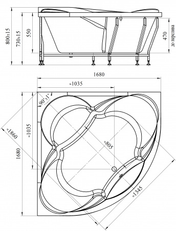 ��������� ����� Radomir ����������� �������� Chrome 170x170 � �������