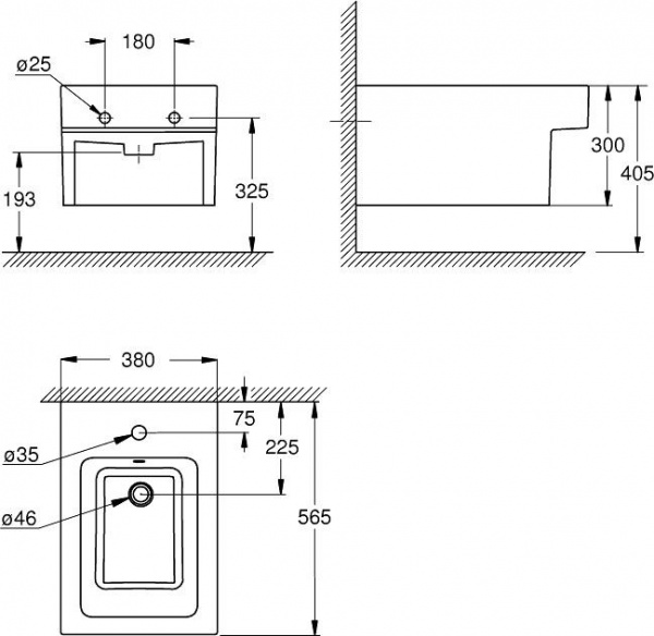 ���� ��������� Grohe Cube Ceramic 3948600H
