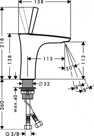 ��������� Hansgrohe PuraVida 15070400 ��� ��������