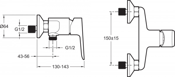  Jacob Delafon Oscar E29843-BL  