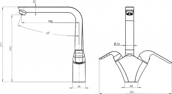 ��������� Elghansa Kitchen 56A5976 ��� �������� �����