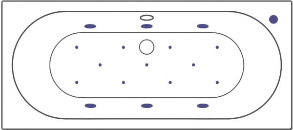 ��������� ����� Excellent Oceana WAEX.OCE16.RELAX 160x75