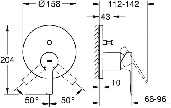 ��������� Grohe Lineare New 24064001 ��� ����� � �����
