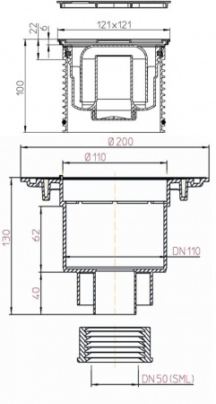 HL 310N-3000 - SML ���� ��� ����� SML DN50