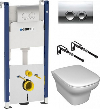 ��������  ������� ����������� ��� �������� Geberit Duofix Delta 458.124.21.1 3 � 1 � ������� ����� + ���� ��� ������� ���������� Jacob Delafon Vox EDM