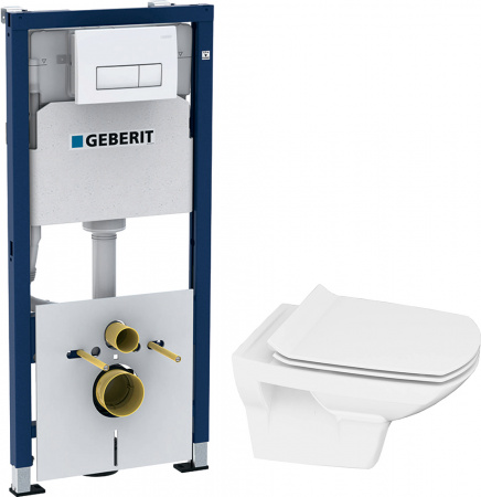   Geberit Duofix 4  1    +  Cersanit Carina new clean on slim lift