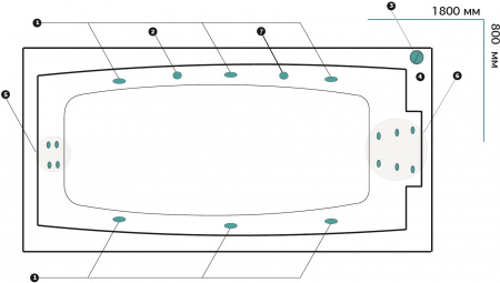 ��������� ����� Marka One Aelita 01��1880������ �������+, 180�80
