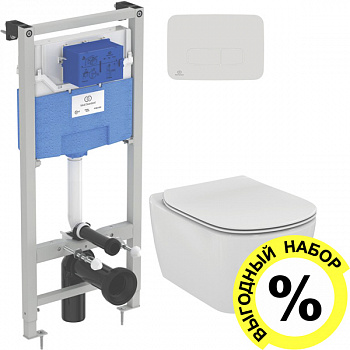 �������� ������ ��������� Ideal Standard Tesi T354601 + ������� ����������� Ideal Standard ProSys 120P R027767 + ������ ����� R0124AC �����