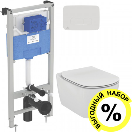 �������� ������ ��������� Ideal Standard Tesi T354601 + ������� ����������� Ideal Standard ProSys 120P R027767 + ������ ����� R0124AC �����