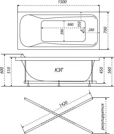 ��������� ����� Triton ��� ������ 150x70