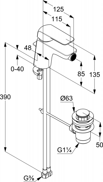 ��������� Kludi Ameo 412160575 ��� ����