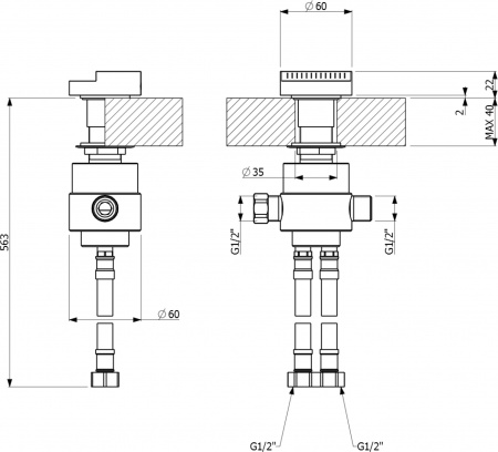 ��������� Villeroy & Boch Dawn TVT10651415361 �� ���� �����