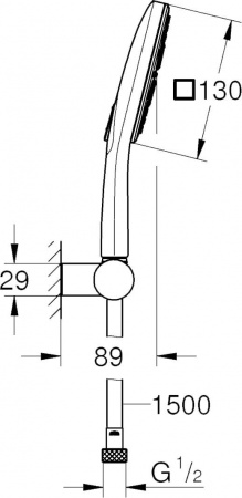 ������� �������� Grohe Rainshower SmartActive 26588LS0 ����� ����