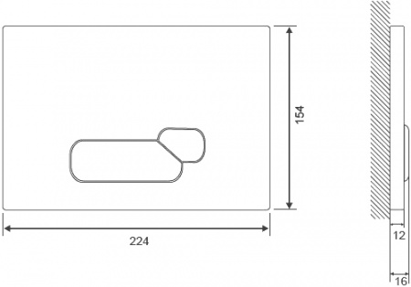 �������� Cersanit Delfi SET-DEL/Vec/S-DL/Ac-Cg-w ��������� ������ Delfi + ����������� Vector + ������ ����� Actis
