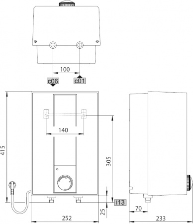��������������� Stiebel Eltron ESH 5 O-N Trend + tap �� ����������